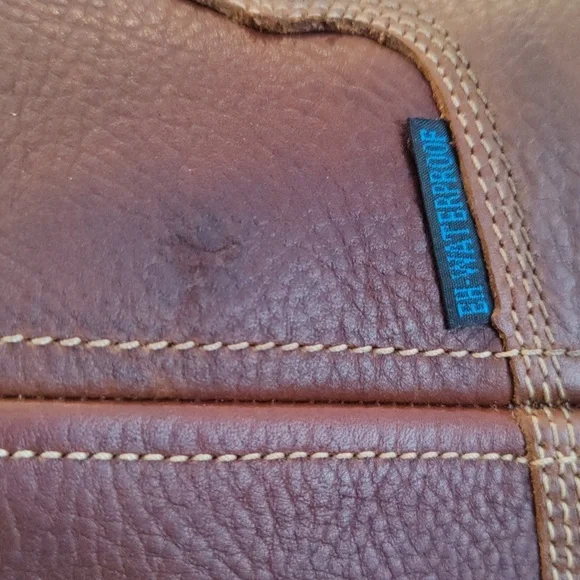 Steel Blue Heeler men's 8.5 cowboy style steel toed work boots 813945 brown - Picture 15 of 15